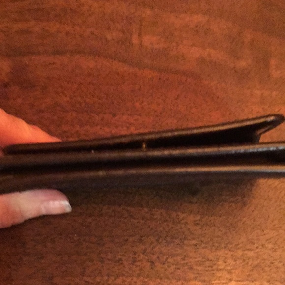 Burberry Vintage Classic Leather Striped Plaid Compact Snap Closure Wallet 😍😍 - Picture 10 of 14